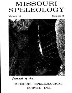 A Checklist of the Invertebrate Species Recorded from Missouri Subterranean Habitats ----- Volume:15 Number:2