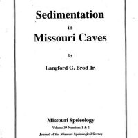 Sedimentation in Missouri Caves ----- Volume:39 Number:1, 2
