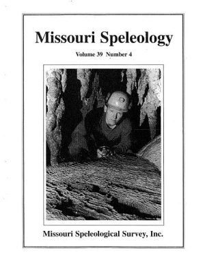 Geochemistry of the Springs of Missouri/Data Management ----- Volume:39 Number:4