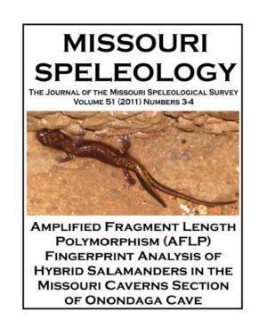 Amplified Fragment Length Plymorphism (AFLP) Fingerprint Analysis of Hybrid Salamanders in the Missouri Caverns Section of Onondaga Cave ----- Volume:51 Number:3, 4